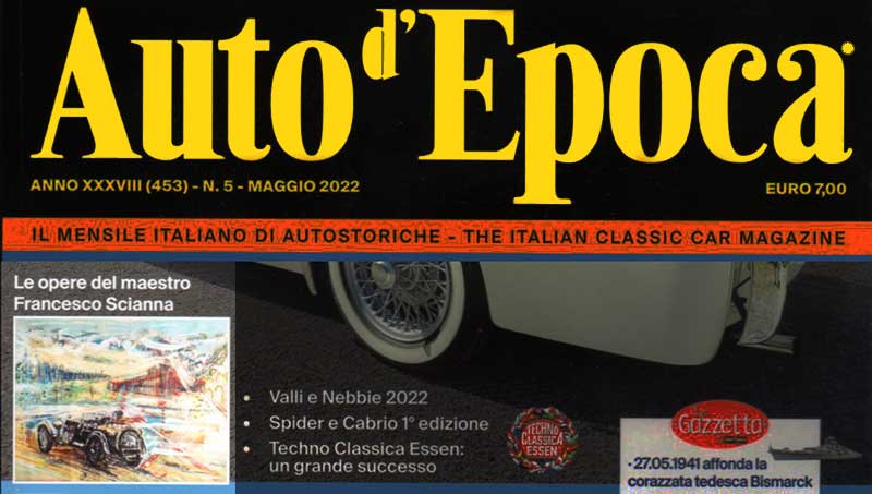 Auto D'epoca copertina